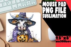 Funny Cow Halloween Mouse Pad for PNG Product Image 1