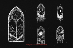 10 Bundle Dark Art Window Dimension Gate Realm Portal Mystic Product Image 3