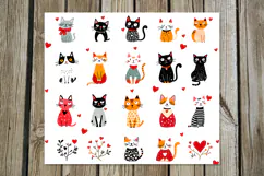 Valentine cat | 4 love Skinny tumbler designs Product Image 2