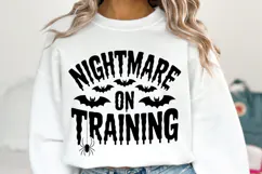 Nightmare on Training Svg | Halloween Svg | Shirt Svg Product Image 1