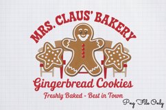 Christmas Gingerbread Sublimation Clipart PNG Product Image 1