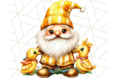 Easter Gnome PNG, Spring Bunny Clipart, Cute Digital Art Product Image 2