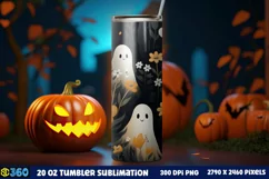 Halloween Tumbler Sublimation Wraps, Tumbler Halloween Product Image 2