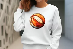 Volleyball Clipart Sublimation, Watercolor Clipart Product Image 2