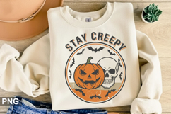 Stay Creepy Sublimation - Halloween PNG Design Product Image 2