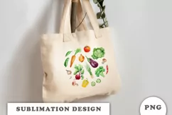 Watercolor Garden Vegetable PNG Product Image 2