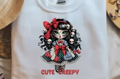 Zombie Dolls Cute but Creepy Sublimation PNG Product Image 2