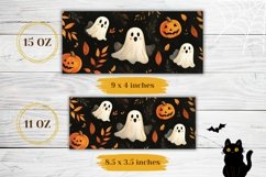 Halloween Mug Wrap Design, Pumpkins Mug Sublimation Design Product Image 2