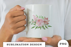 Watercolor Flowers Bouquet png Product Image 2