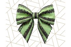 Halloween Bow Clipart, Bright Holiday Ribbon PNG Product Image 2