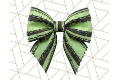 Halloween Bow Clipart, Bright Holiday Ribbon PNG Product Image 2