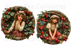 Strawberry, Strawberries, Ephemera, PNG, Clipart Product Image 2