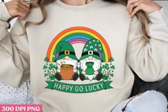 Happy Go Lucky PNG, St Patricks Day Gnome Subli Product Image 1