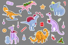 Christmas dino - stickers Product Image 2