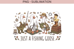 Fishing geese png design for T-shirts Product Image 2