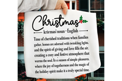 Christmas Definition Print, Merry Christmas SVG, Christmas Product Image 2
