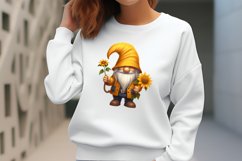 Sunflower Gnomes Sublimation Clipart Bundle Product Image 10