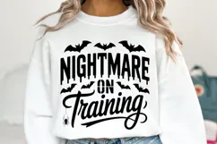 Nigthmare on Training Svg | Halloween Svg | Shirt Svg Product Image 1