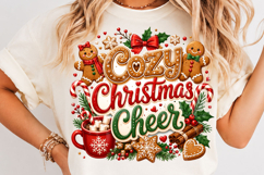 Cozy Christmas Cheer Gingerbread PNG Product Image 3
