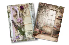 Botanical Garden Junk Journal Pages Product Image 2