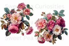 Flowers, Junk Journal, PNG, Clipart, Ephemera, Botanical Product Image 2