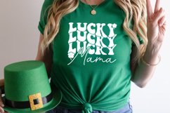 Lucky mama SVG, Retro St. Patrick&#039;s Day Svg Product Image 2