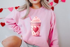 Valentine Coffee Cup Sublimation Clipart Product Image 2