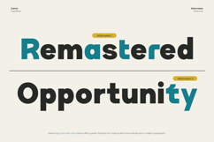 Galcio - Modern Bold Sans Serif Font Product Image 2