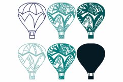 Air Balloon 3D Multilayer SVG/ Air Balloon 3D mandala Product Image 2