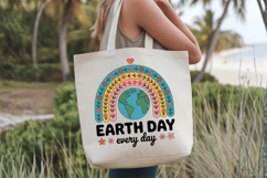 Earth Day every day rainbow PNG Sublimation | Earth Day PNG Product Image 1