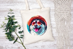 Husky Dog Illustration, Cartoon Husky Sublimation, Husky PNG Product Image 2