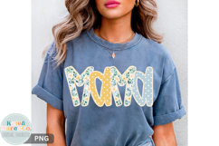 Floral Mama PNG | Preppy Mama PNG | Coquette Mom PNG Product Image 2