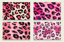 Pink Leopard Skin Christmas Cutting Boards sublimation Desig Product Image 2