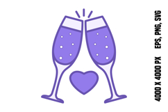 Colored Celebration Icon Product Image 1