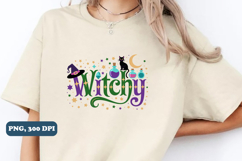 Whimsical Witchy Clipart PNG Design, Halloween PNG Product Image 2