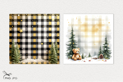 Christmas digital paper, background clipart Product Image 2