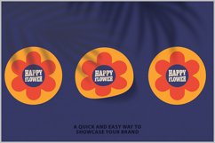 Round Sticker Mockup Product Image 2