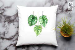 Watercolor Hanging Plants Clipart Sublimation PNG Product Image 2