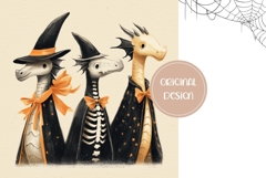 Halloween Backgrounds, Halloween Monsters Digital Papers PNG Product Image 2
