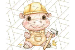 Safari Baby Animal Clipart PNG, Jungle Outfits Baby Animals Product Image 2