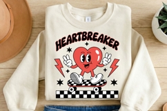 Heartbreaker Valentine PNG, Funny Valentine Shirt Design Product Image 2