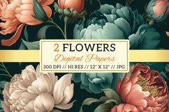 background with flowers, Flower Power Pattern Product Image 1