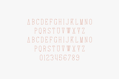 Italian Connected Edition Elegant Condensed Serif Font Product Image 2
