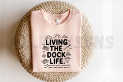 Dock Life Hand Drawn Typography Vector Illustration Product Image 2