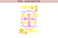 Yellow cross png design for T-shirts Product Image 2