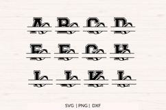 Football Monogram SVG Bundle 26 Letters Product Image 2
