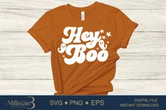 Hey BooHalloween SVG PNG Sublimation |Boo Witch Product Image 2
