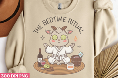 The Bedtime Ritual PNG, Cute Baphomet Sublimation PNG Product Image 2