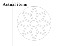 Laser cut sun file, mandala simple Baltic ornament digital Product Image 2