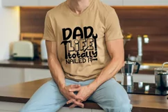 Dad Life Totally Nailed It Svg, Father's Day Svg. Product Image 3